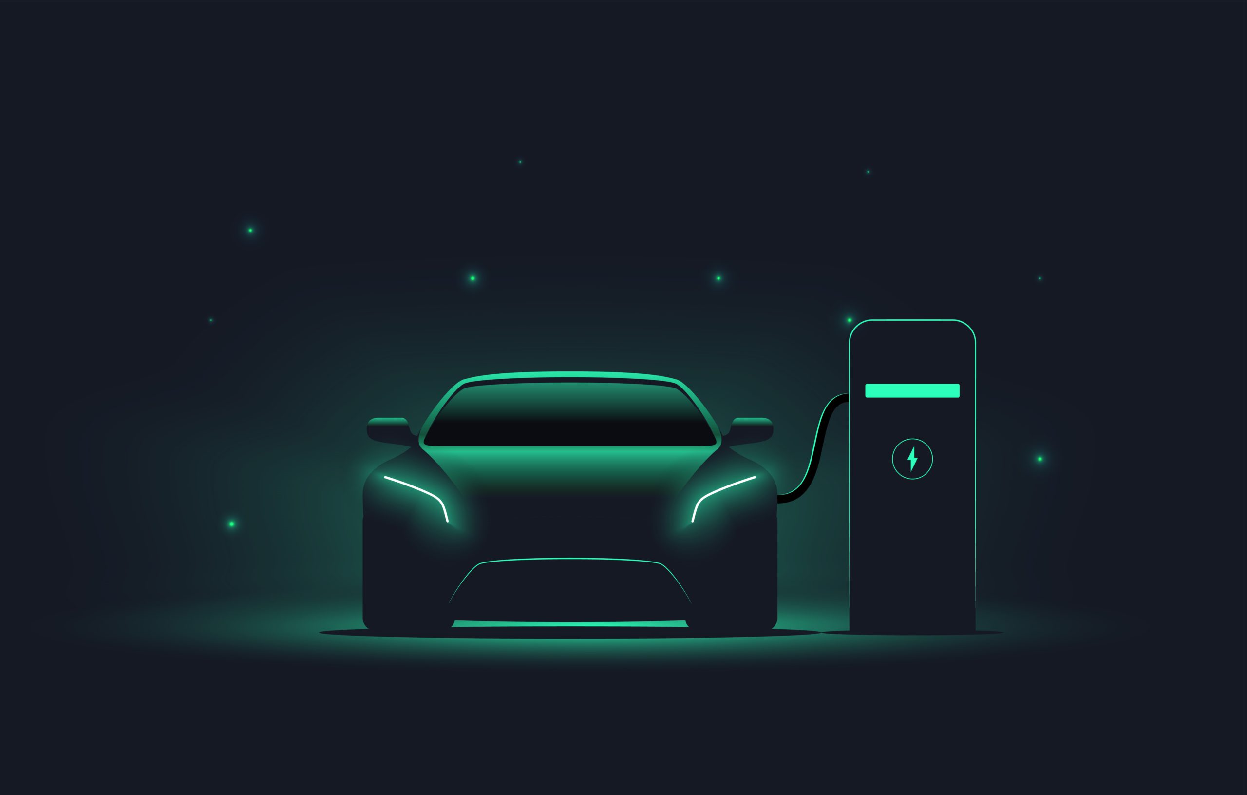 Electric car hero